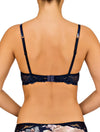 Lauma, Blue Moulded Push Up Bra, On Model Back, 38F35