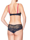 Lauma, Blue Lace Shorts, On Model Back, 38H70