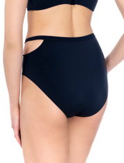 Lauma, Black Bikini Bottom, On Model Back, 40K51