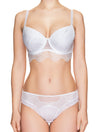 Lauma, White Mid Waist Panties, On Model Front, 42H50