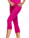 Lauma, Pink Sports Capri, On Model Front, 46D53