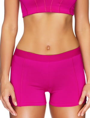 Lauma, Pink Sports Shorts, On Model Front, 46D70