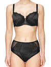 Lauma, Black High Waist Panties, On Model Front, 48J53