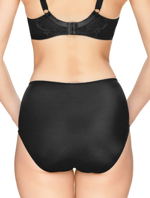Lauma, Black High Waist Panties, On Model Back, 48J51 