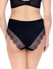 Lauma, Black High Waist Panties, On Model Back, 49K52