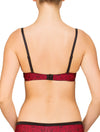 Lauma, Red Moulded Push Up Bra, On Model Back, 51G11