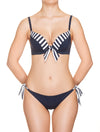 Lauma, Blue Swimwear Bikini Bottoms, On Model Front, 52H52