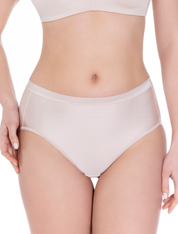 Lauma, Beige High Waist Panties, On Model Front, 55K51