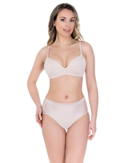 Lauma, Beige High Waist Panties, On Model Front, 55K51