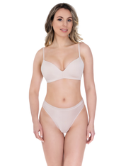 Lauma, Beige Hi-Cut Panties, On Model Front, 55K52