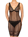 Lauma, Black Tulle Underslip, On Model Front, 60F91