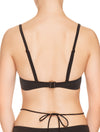 Lauma, Black Swimwear Bikini Top, On Model Back, 62H35