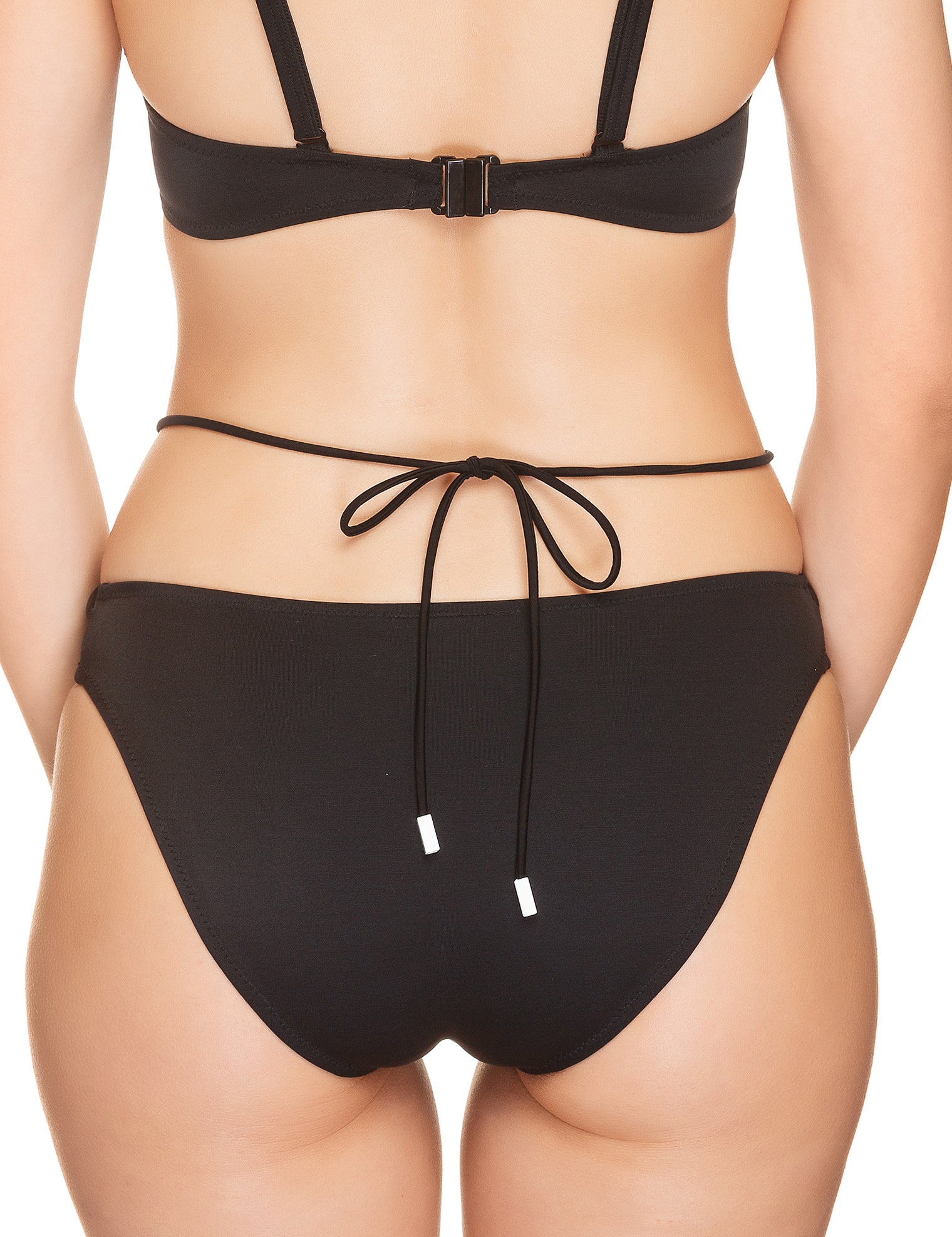 Lauma, Black Swimwear Bikini Bottom, On Model Back, 62H50