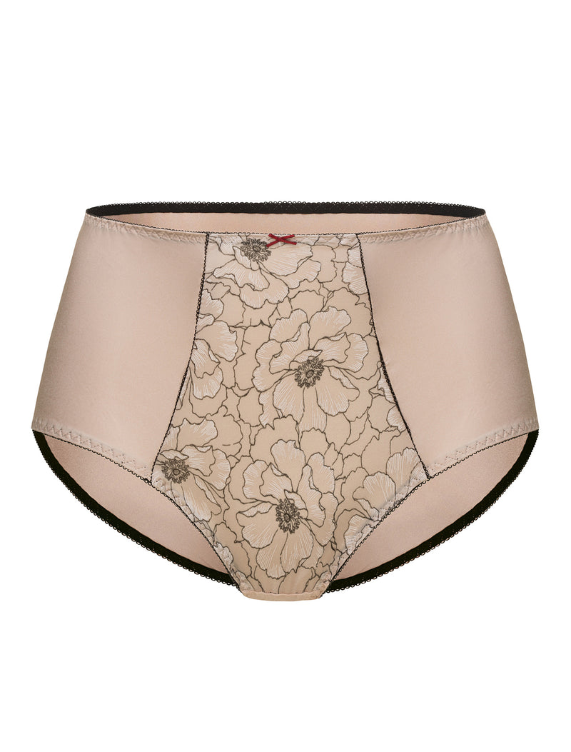 Lauma, Ivory High Waist Panties, On Model Back, 64G51 