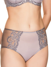 Lauma, Grey High Waist Panties , On Model Front, 64H51