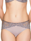 Lauma, Grey Lace Panties, On Model Front, 64H52