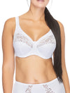 Lauma, White Underwired Half-padded Bra, On Model Front, 66A40