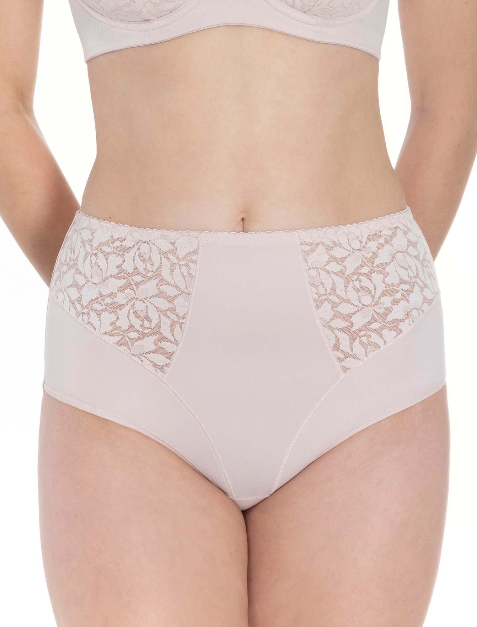 Lauma, Beige High Waist Panties, On Model Front, 66A51