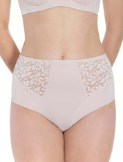 Lauma, Beige High Waist Panties, On Model Front, 66A51