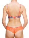 Lauma, Blue Push Up Bra, On Model Back, 69G10