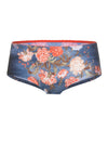 Lauma, Blue Mid Waist Shorts Panties, On Model Front, 69G70