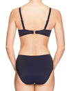Lauma, Blue Underwired Bikini Top, On Model Back, 70H20