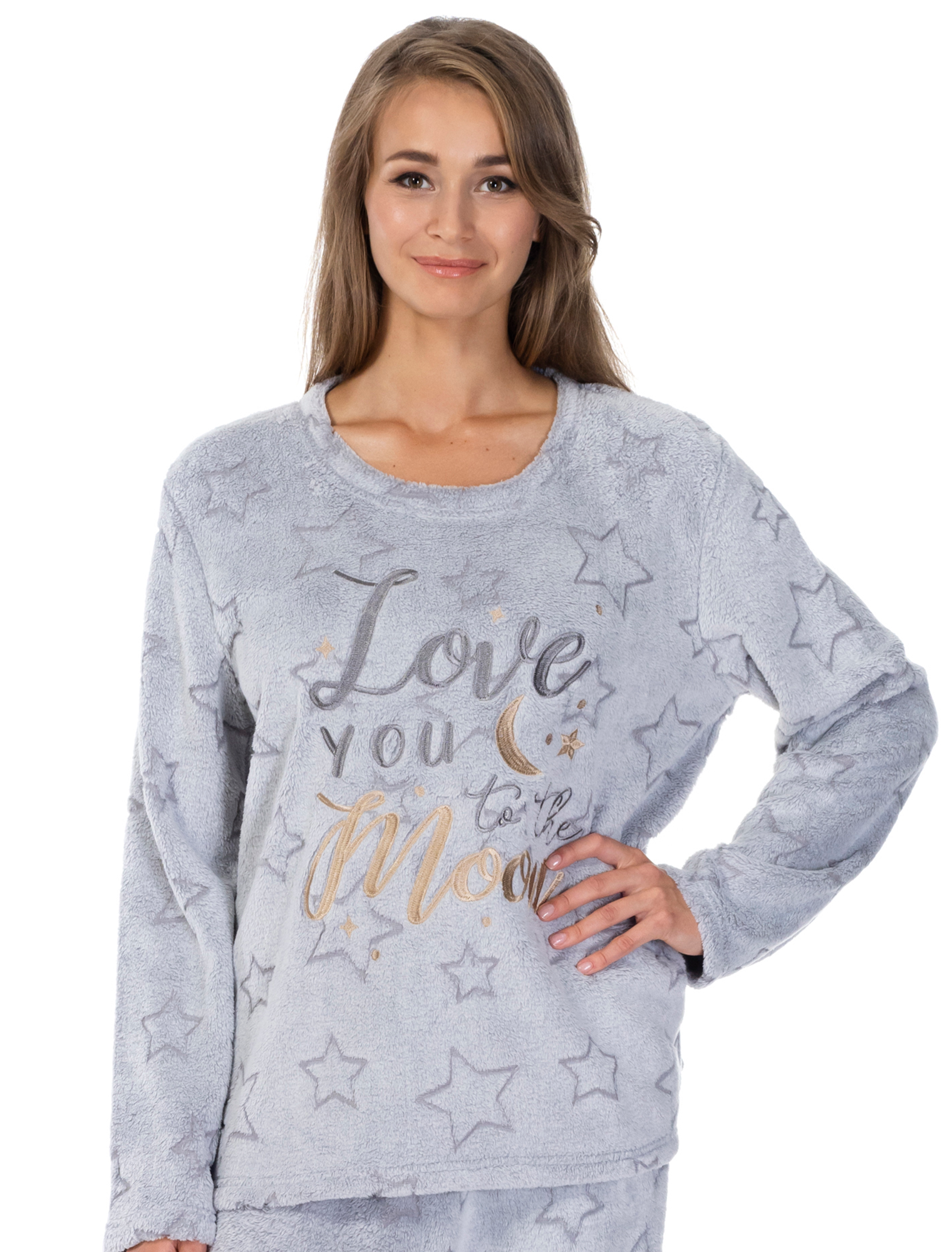 Celestine Fleece Pyjama Top