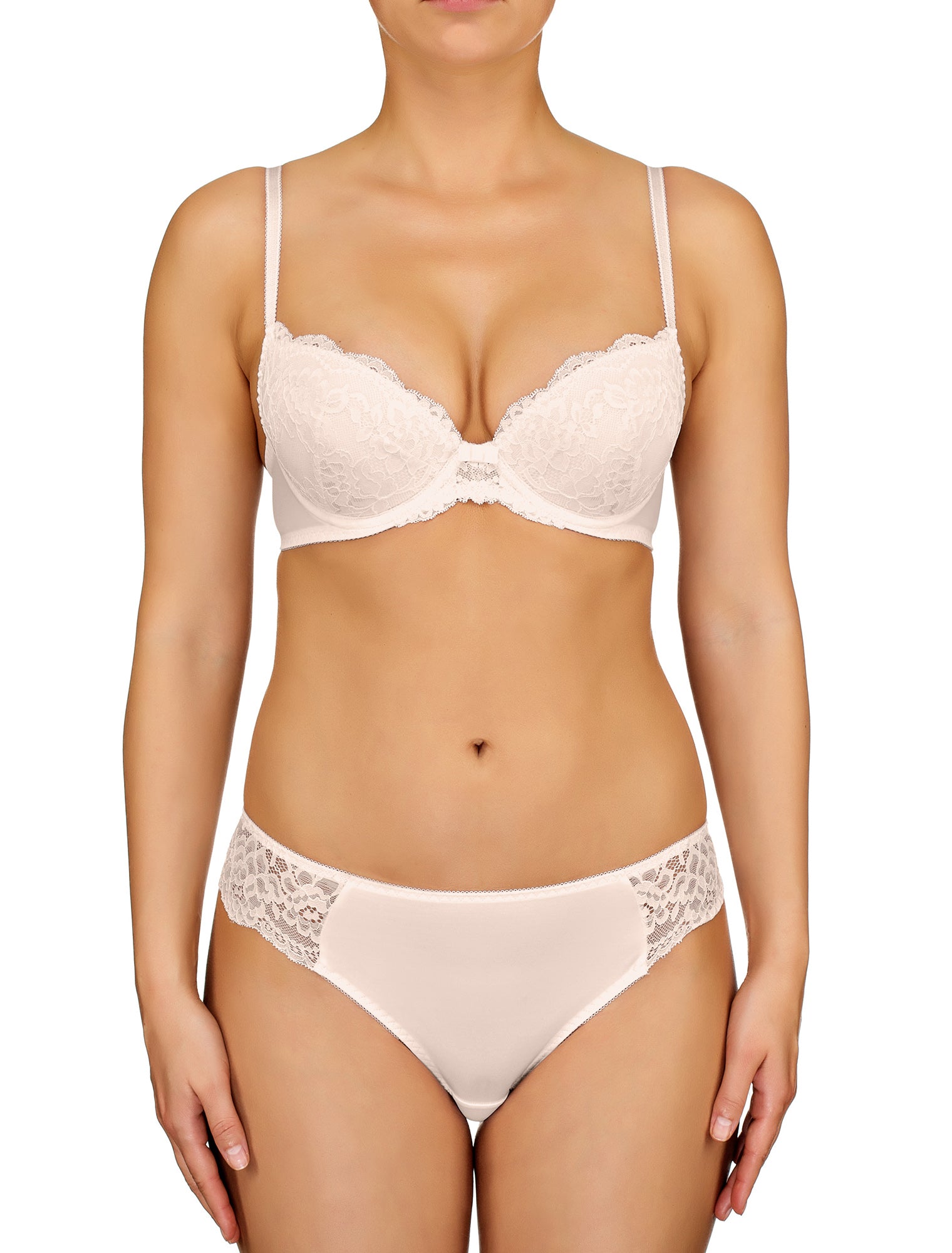 Lauma, Nude Push Up Bra, On Model Front, 72F10