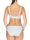 Lauma, White Mid Waist Panties, On Model Back, 72F50