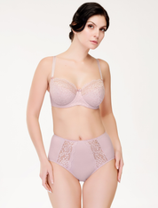 Lauma, Light Pink High Waist Panties, On Model Front, 72F51