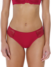 Lauma, Red String Tanga Briefs, On Model Front, 72F60