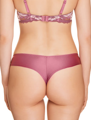 Lauma, Pink String Tanga Panties, On Model Back, 73H62