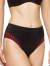 Lauma, Black Swimwear Bikini Bottom, On Model Front, 74G51