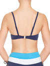 Lauma, Blue Push Up Bikini Top, On Model Back, 74H35