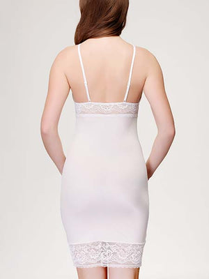 Lauma, White Night Dress, On Model Back, 74J90