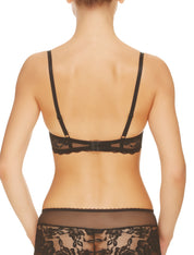 Lauma, Black Lace Push Up Bra, On Model Back, 77G12