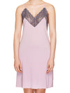 Lauma, Pink Viscose Nightdress, On Model Front, 77H91