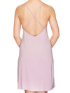 Lauma, Pink Viscose Nightdress, On Model Back, 77H91