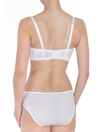 Lauma, White Mid Waist Panties, On Model Back, 77J50