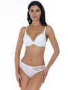 Lauma, White String Panties, On Model Front, 77J60