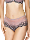 Lauma, Violet Lace Shorts Panties, On Model Front, 78H70