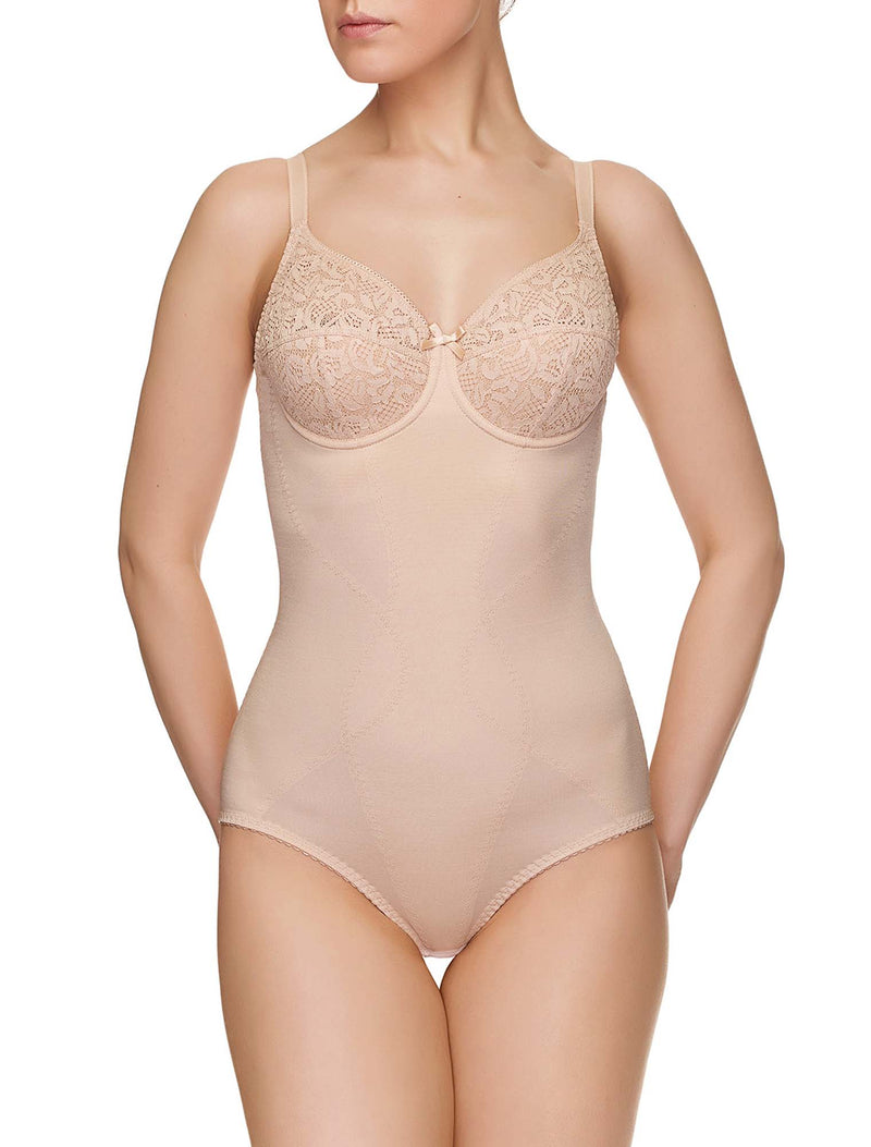 Bare The Lace Smoothing Bodysuit 32DD, Nude at  Women's