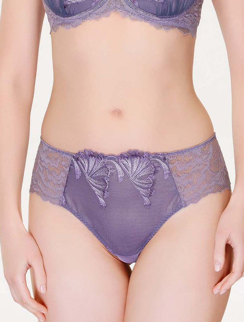 Lauma, Light Violet String panties, On Model Back, 79J60