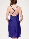 Lauma, Blue Strappy Night Dress, On Model Back, 79J90
