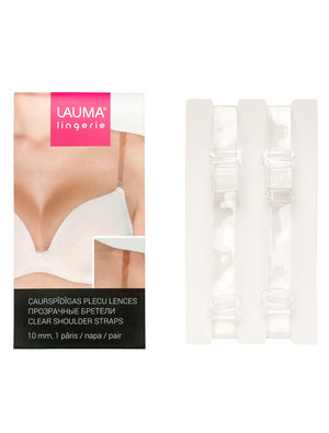 Lauma, Clear Transparent Bra Shoulder Straps, 80D40