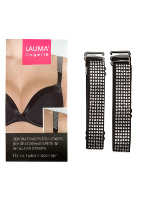 Lauma, Black Decorative Shoulder Straps, 80D44