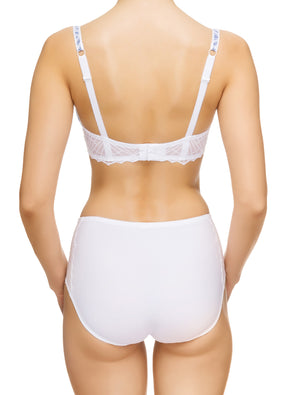 Lauma, White High Waist Panties, On Model Back, 82G51