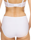 Lauma, White High Waist Panties, On Model Back, 82G51