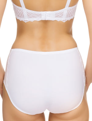 Lauma, White High Waist Panties, On Model Back, 82G51