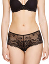 Lauma, Black Lace Shorts, On Model Front, 83G70